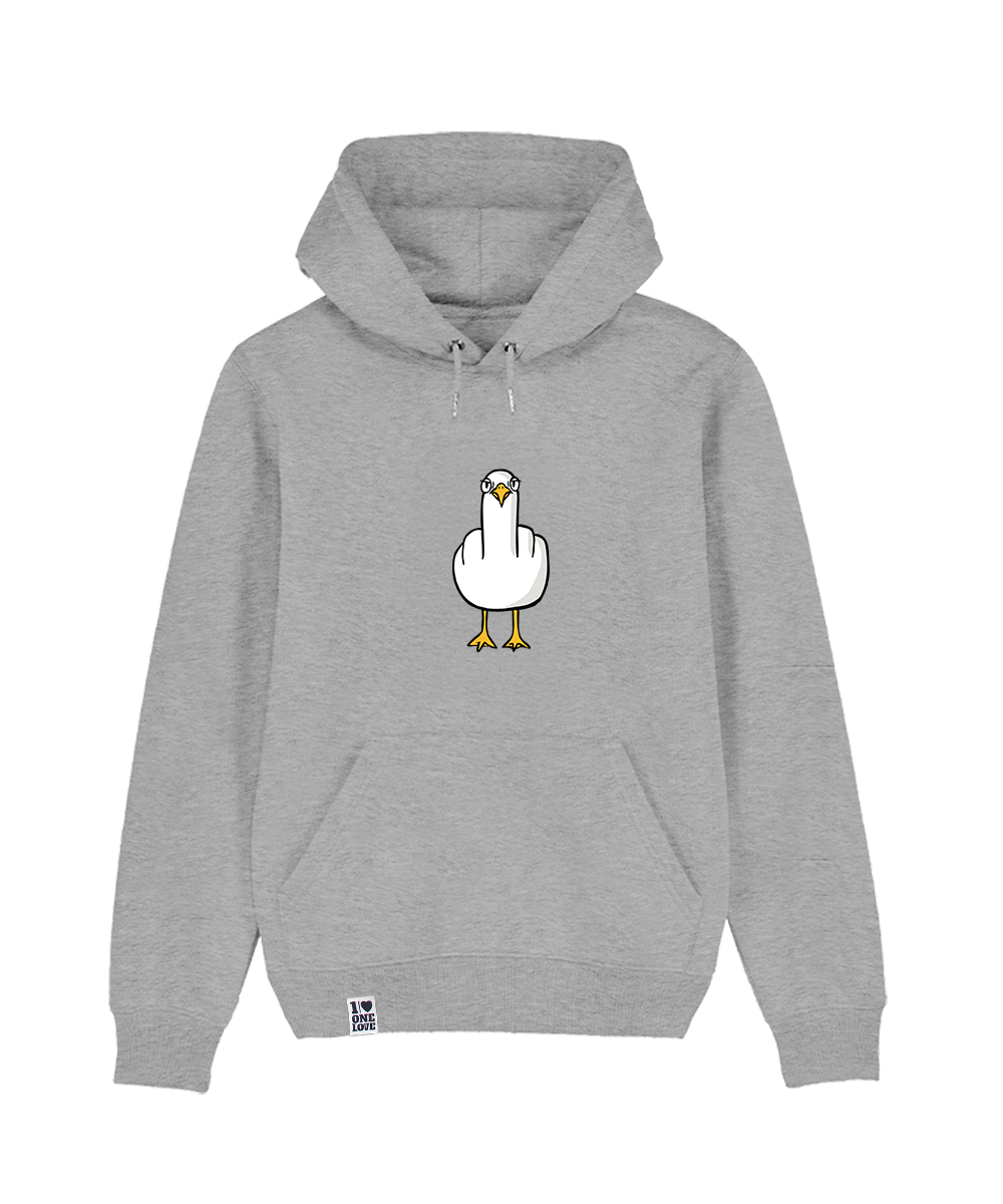 F**k YOU Möwe Hoodie Organic Unisex
