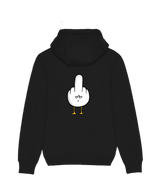 F**k You Möwe mit Backprint  - Hoodie Organic Unisex