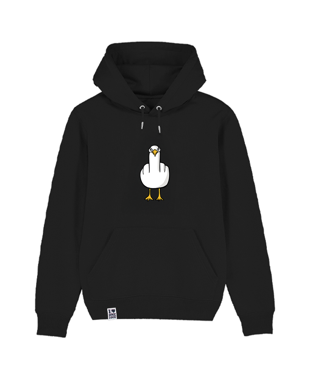 F**k YOU Möwe Hoodie Organic Unisex
