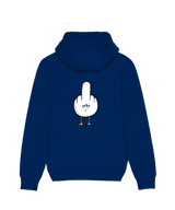F**k You Möwe mit Backprint  - Hoodie Organic Unisex