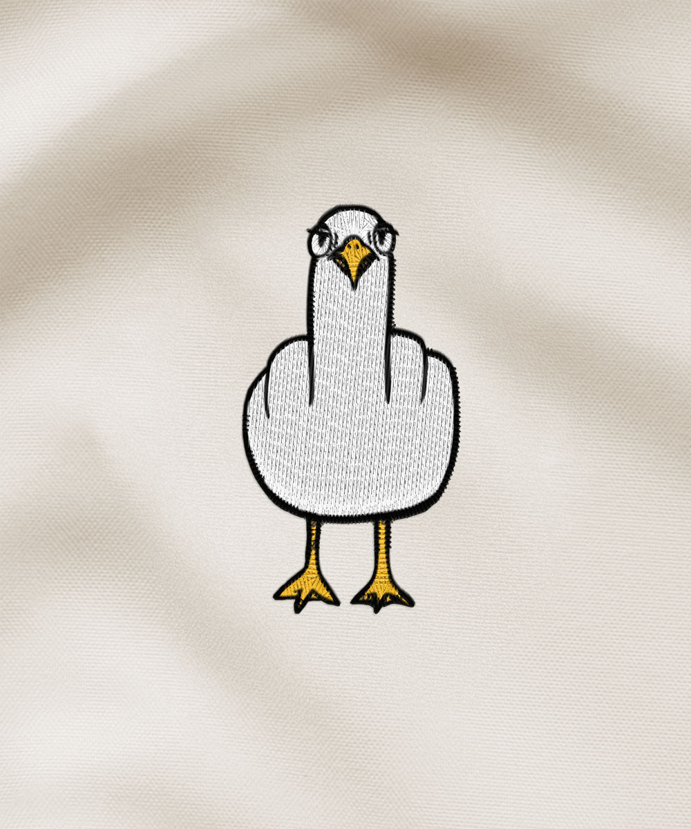 F**k You Möwe  - Shorts | Biobaumwolle | Edler Stick