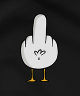F**k You Möwe mit Backprint  - Hoodie Organic Unisex