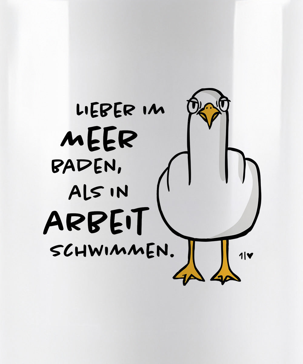F**k You Möwe  - Tasse