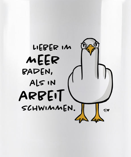 F**k You Möwe  - Tasse