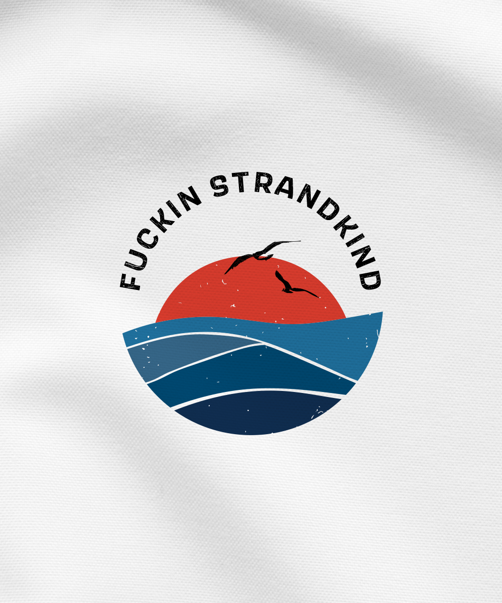 Fuckin Strandkind  - Jutebeutel