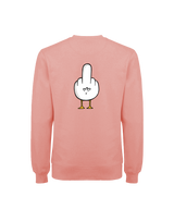 F**k You Möwe  - Unisex Sweater mit Backprint