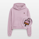 F**k You Eis Stick - Cropped Oversized Heavyweight Frauen Hoodie