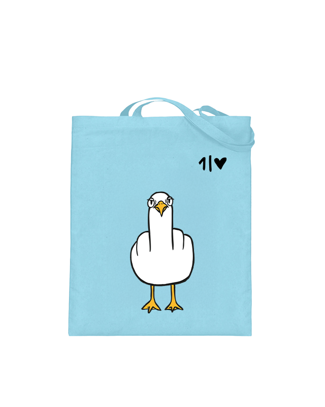 Fuck You Möwe  - Jutebeutel