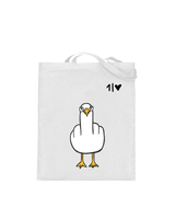 Fuck You Möwe  - Jutebeutel