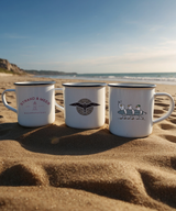 Strand & Meer  - Emaille Tasse