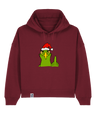 Die Grinch-Möwe  - Damen Premium Hoodie | Bio-Baumwolle | XMAS EDITION