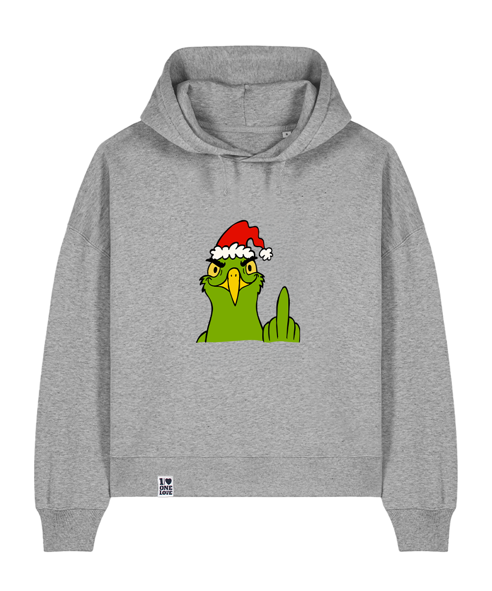 Die Grinch-Möwe  - Damen Premium Hoodie | Bio-Baumwolle | XMAS EDITION