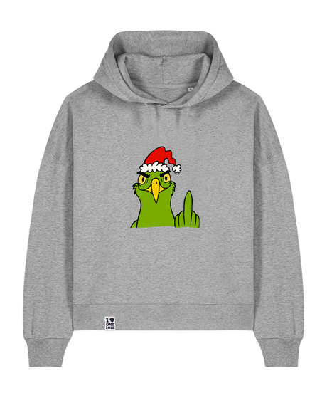 Die Grinch-Möwe  - Damen Premium Hoodie | Bio-Baumwolle | XMAS EDITION