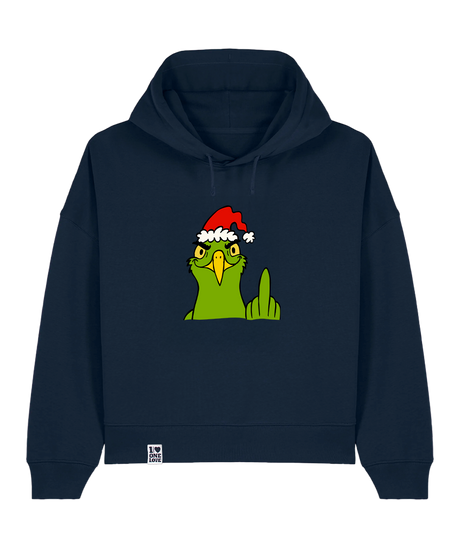 Die Grinch-Möwe  - Damen Premium Hoodie | Bio-Baumwolle | XMAS EDITION