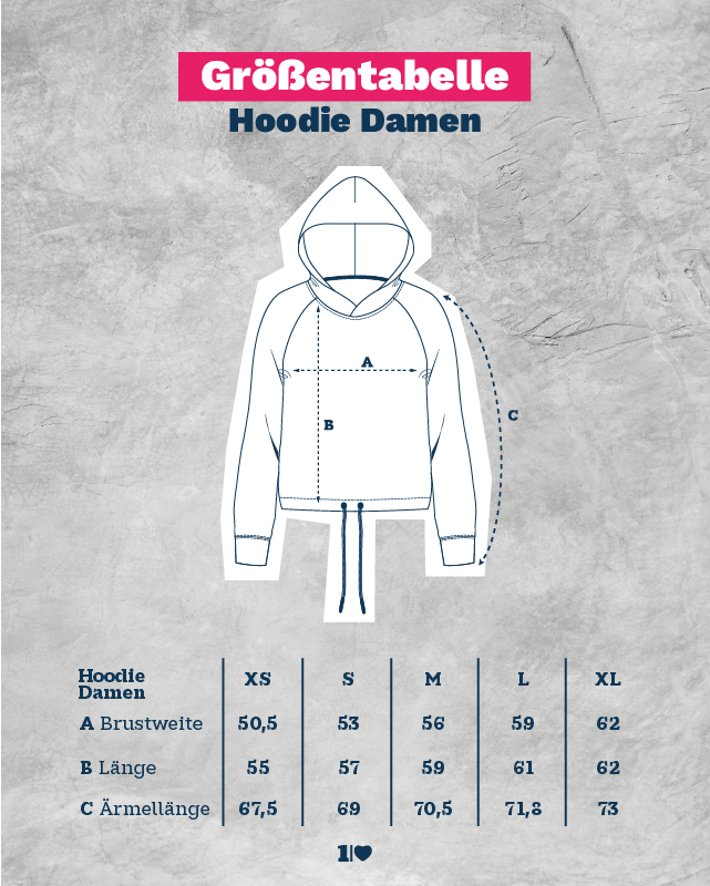 Meermensch Welle  - Damen Hoodie