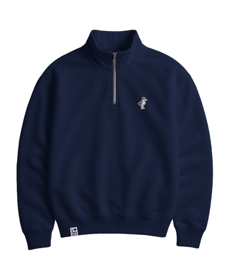 Hauk  - Unisex Premium Zipper | 100% Bio-Baumwolle | Edler Stick