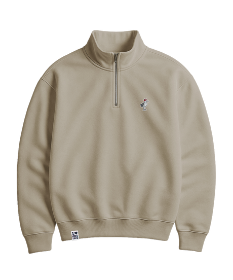 Hauk  - Unisex Premium Zipper | 100% Bio-Baumwolle | Edler Stick