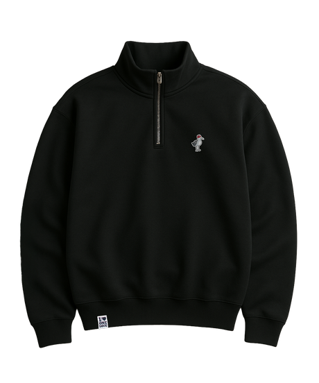 Hauk  - Unisex Premium Zipper | 100% Bio-Baumwolle | Edler Stick