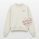 Im Herzen verankert Stick - Relaxed Frauen Organic Sweatshirt