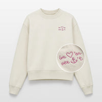 Im Herzen verankert Stick - Relaxed Frauen Organic Sweatshirt