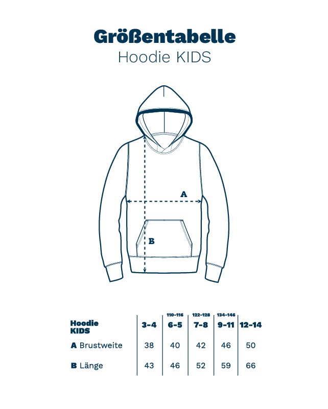 Meerverliebt Herz  - Hoodie KIDS