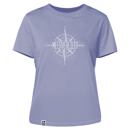 Meerverliebt Kompass  - Damen Shirt | 100% Bio-Baumwolle