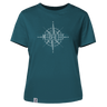 Meerverliebt Kompass  - Damen Shirt | 100% Bio-Baumwolle