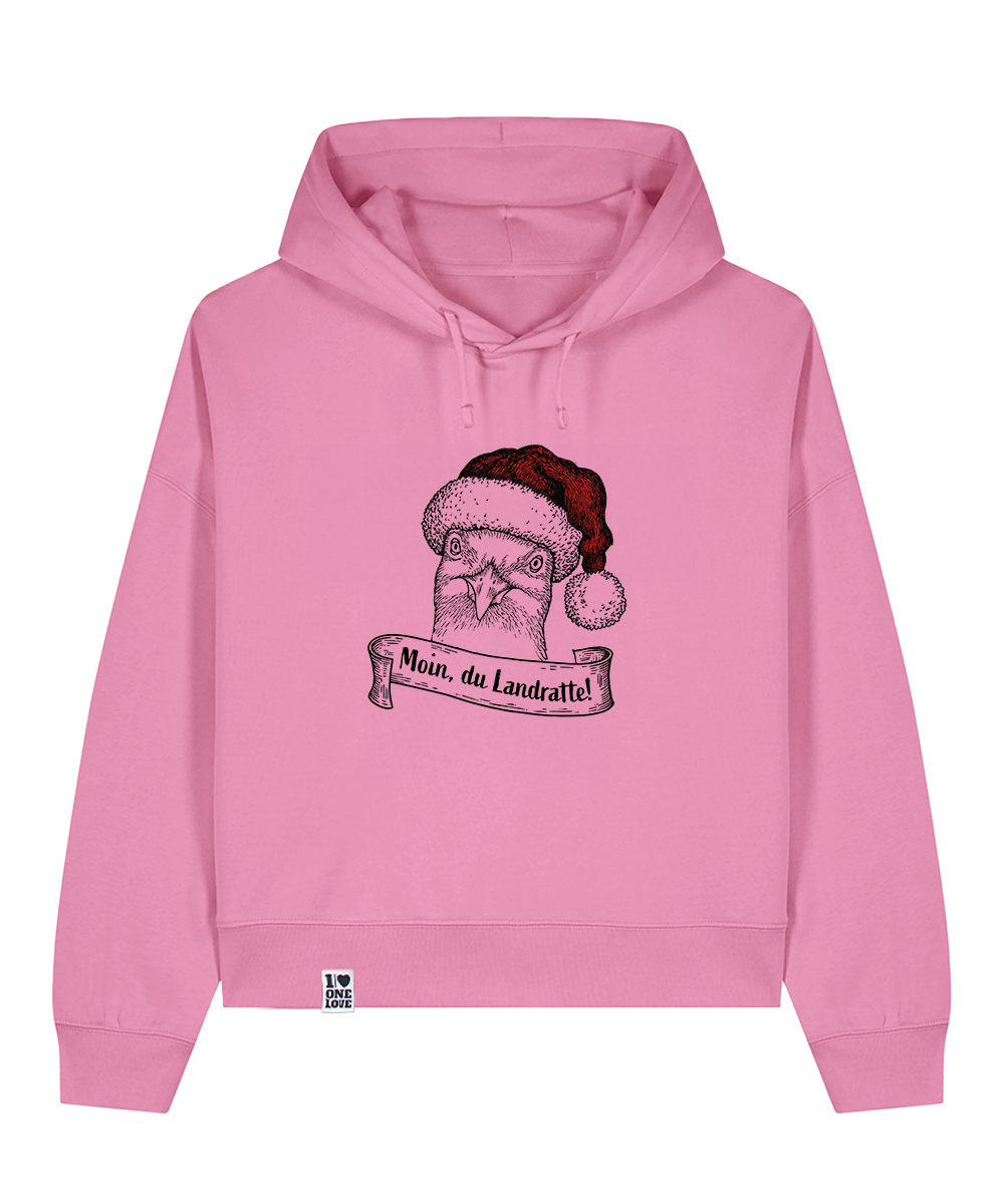 Moin, du Landratte!  - Damen Premium Hoodie | Bio-Baumwolle | XMAS EDITION