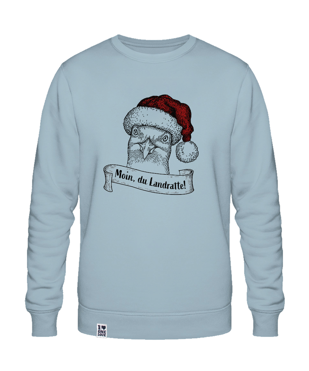 Moin, du Landratte  - Unisex Sweater | Bio-Baumwolle | XMAS EDITION