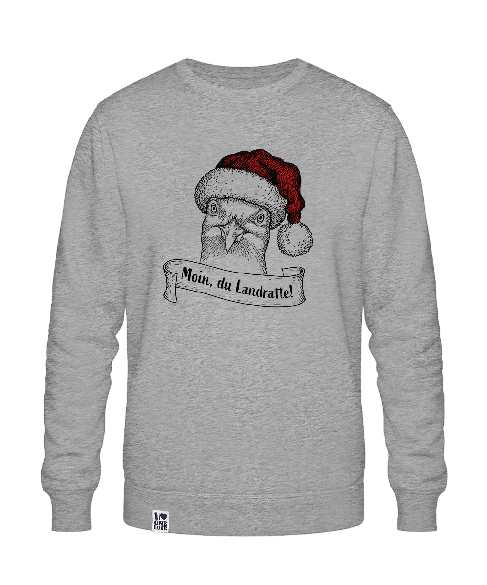Moin, du Landratte  - Unisex Sweater | Bio-Baumwolle | XMAS EDITION