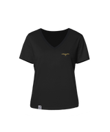 Leo-Möwe   - Damen Shirt mit V-Ausschnitt