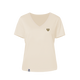 Wellenherz  - Damen Shirt mit V-Ausschnitt