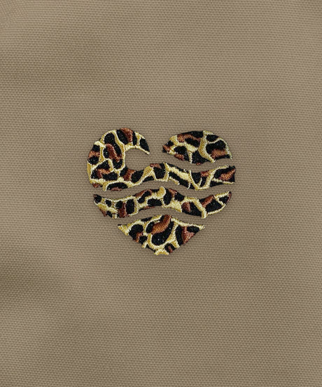 Leo-Wellenherz  - Unisex Premium Zipper | 100% Bio-Baumwolle | Edler Stick