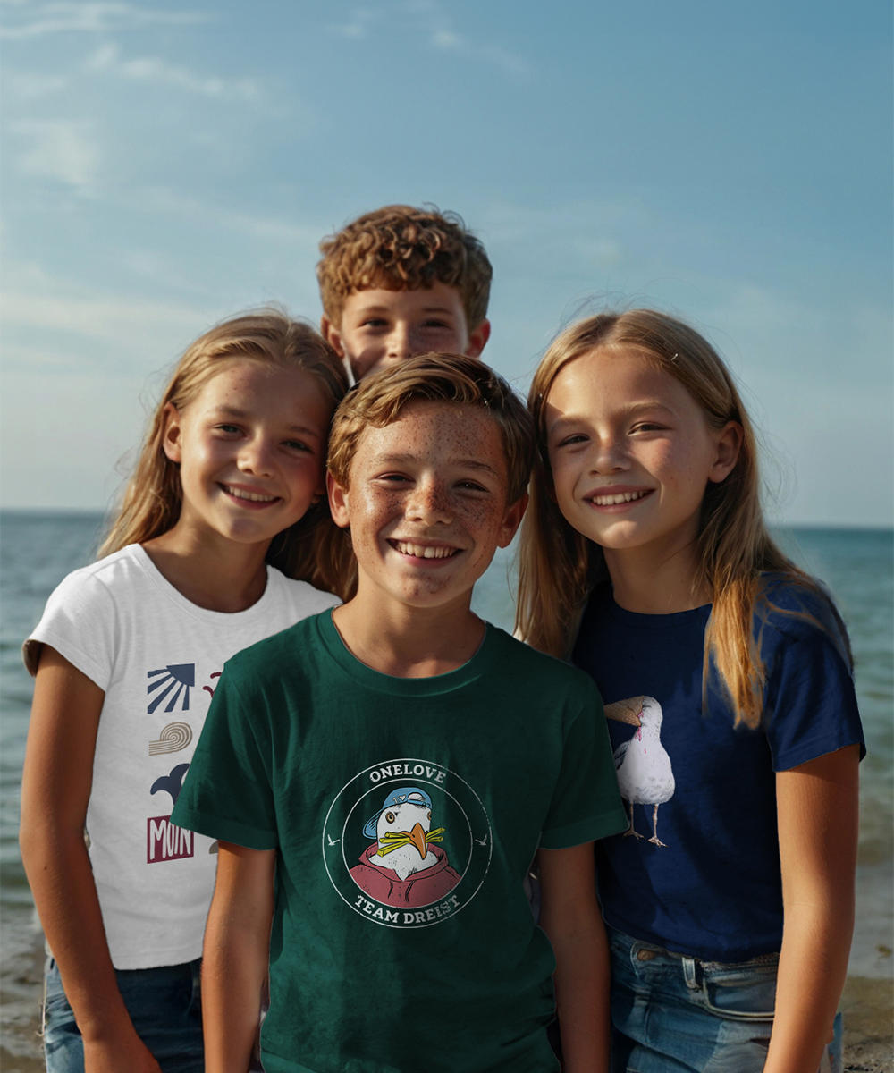 „Meerzeit“ KIDS-Shirt aus Bio-Baumwolle