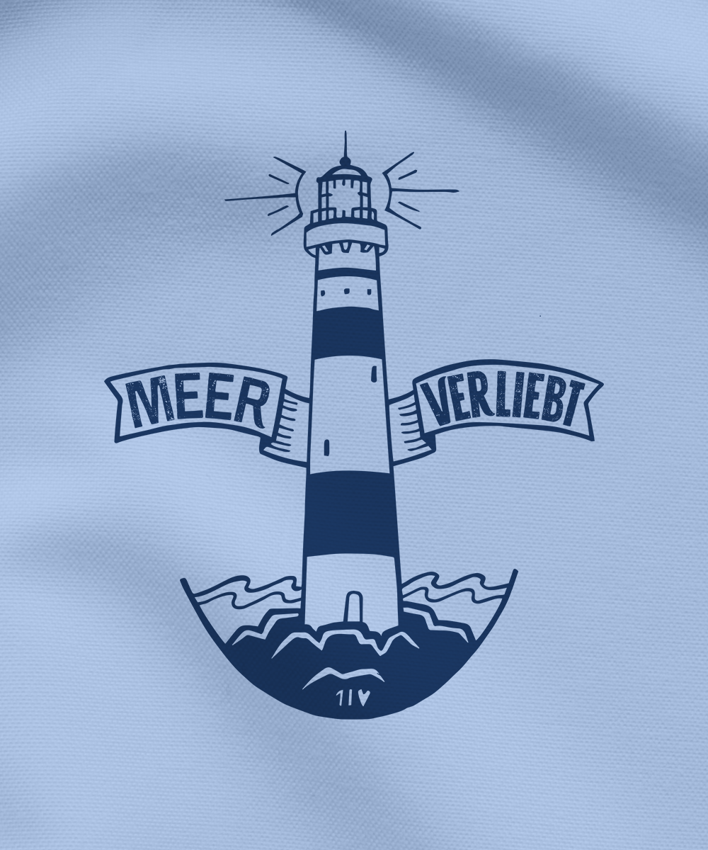 Meerverliebt Leuchtturm  - Shirt BABY