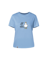 Lieber im Meer baden, als in Arbeit schwimmen  - Damen Shirt | 100% Bio-Baumwolle
