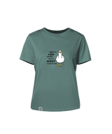 Lieber im Meer baden, als in Arbeit schwimmen  - Damen Shirt | 100% Bio-Baumwolle