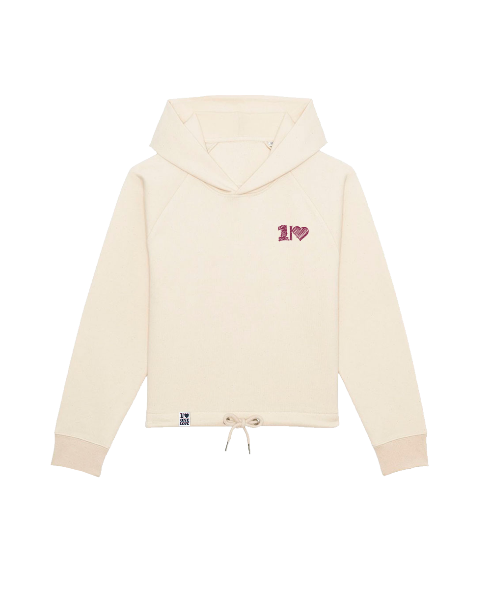 Onelove Strand Backprint  - Damen Hoodie