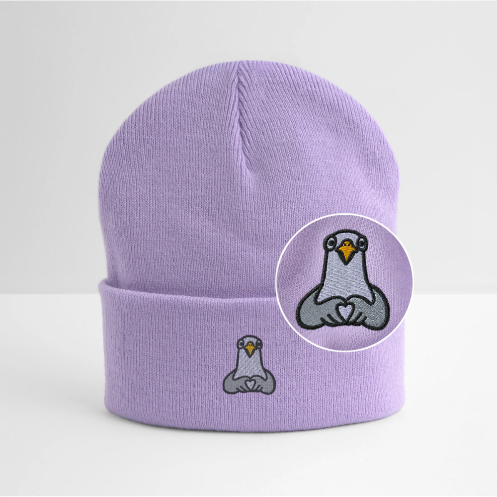 Lovebird - Bestickte Wintermütze