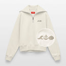 MEERCI - Relaxed Frauen Half Zip Sweatshirt