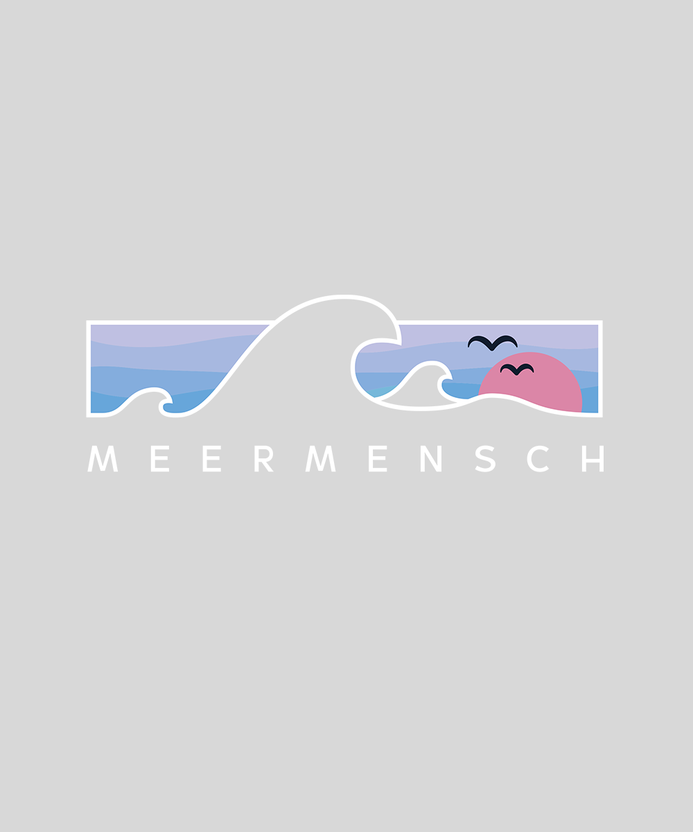 Meermensch Welle  - Damen Shirt