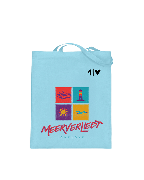 Meerverliebt  - Jutebeutel