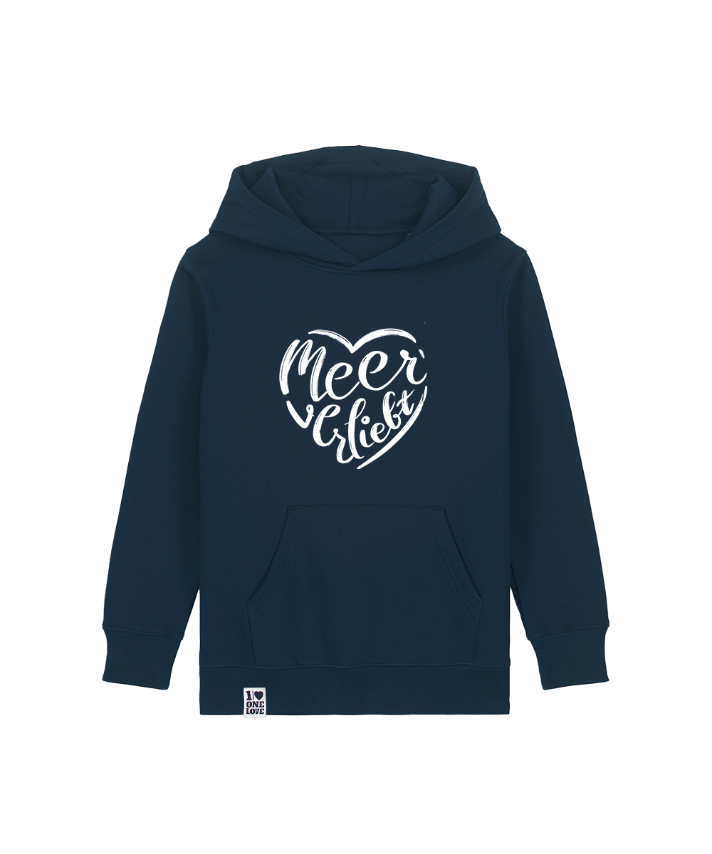 Meerverliebt Herz  - Hoodie KIDS