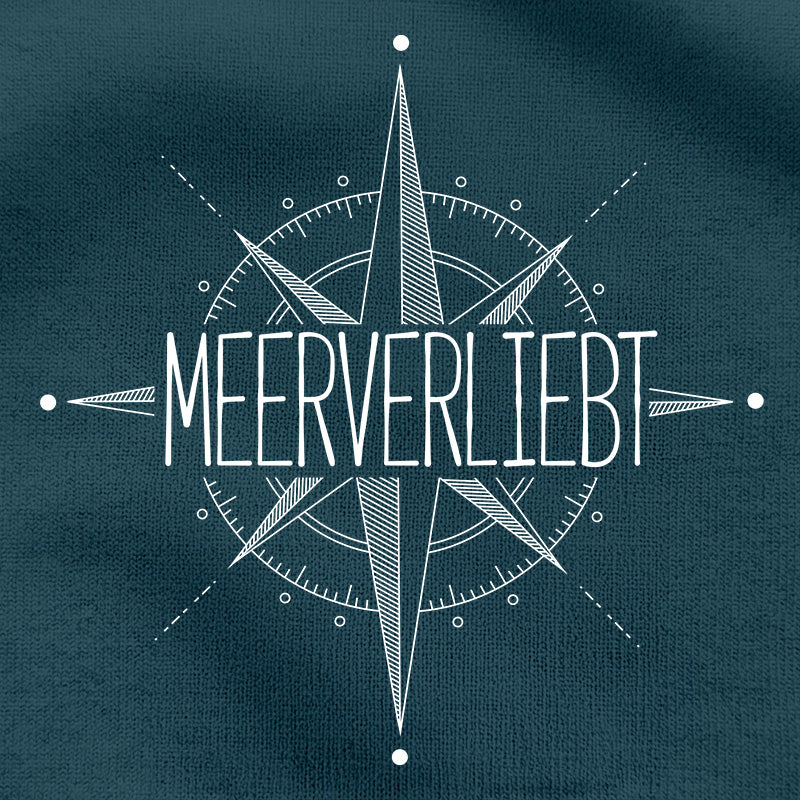 Meerverliebt Kompass  - Damen Shirt | 100% Bio-Baumwolle