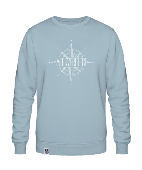 Meerverliebt Kompass  - Unisex Sweater | Bio-Baumwolle