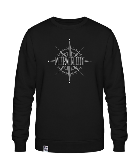 Meerverliebt Kompass  - Unisex Sweater | Bio-Baumwolle