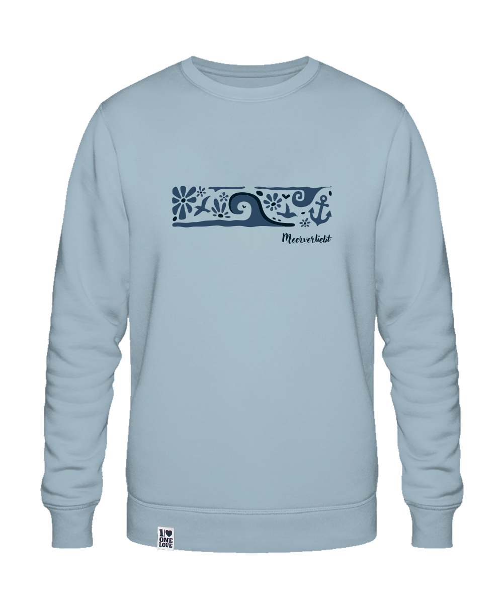 Meerverliebt Welle  - Unisex Premium Sweater
