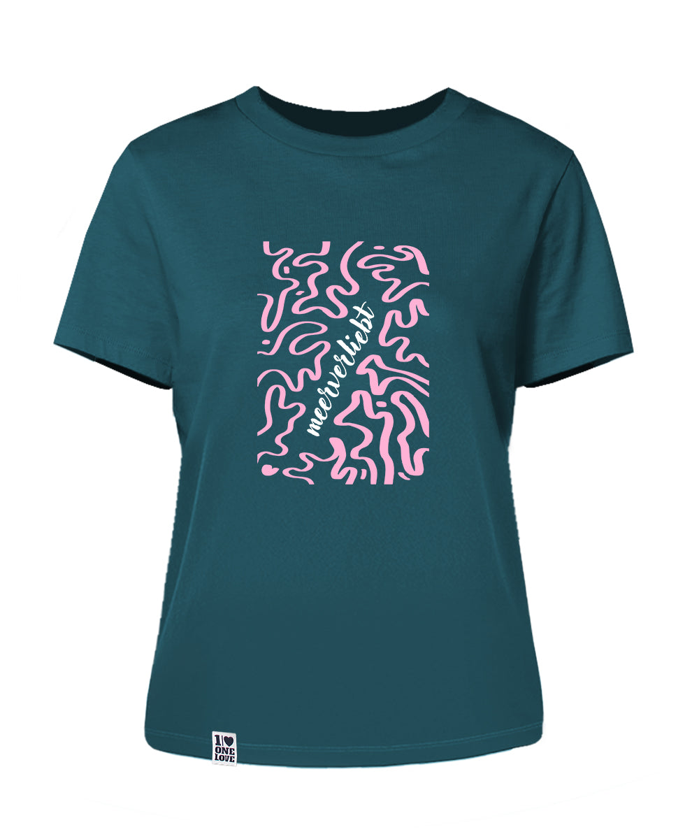 Meerverliebt  - Damen Premium Shirt | 100% Bio-Baumwolle