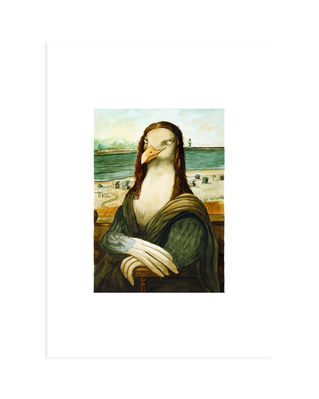 Möwe Lisa Kunstdruck