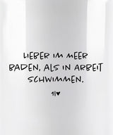 Möwe Wolle  - Tasse Weiß